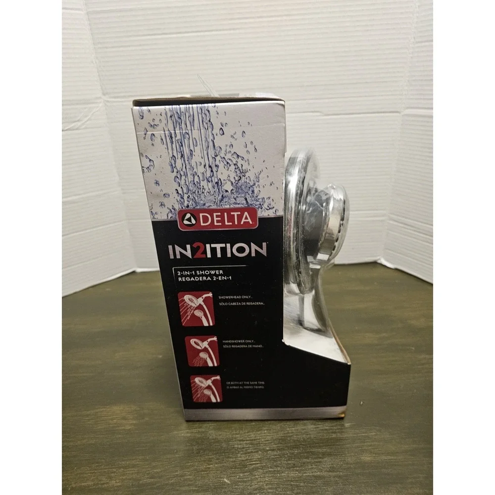 Delta Faucet In2ition 1.75 gpm 80 psi 5-Setting Two-In-One Shower - Chrome